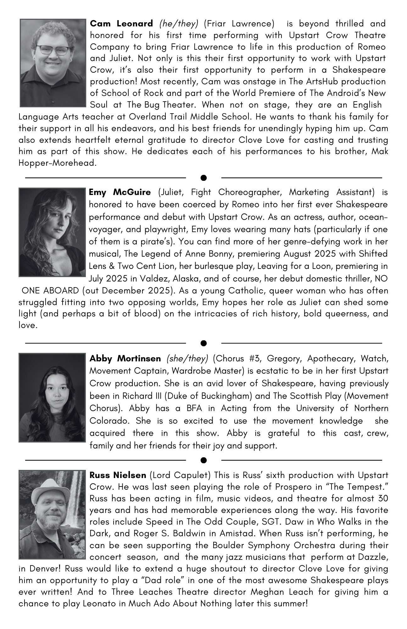 Actor Bio 3