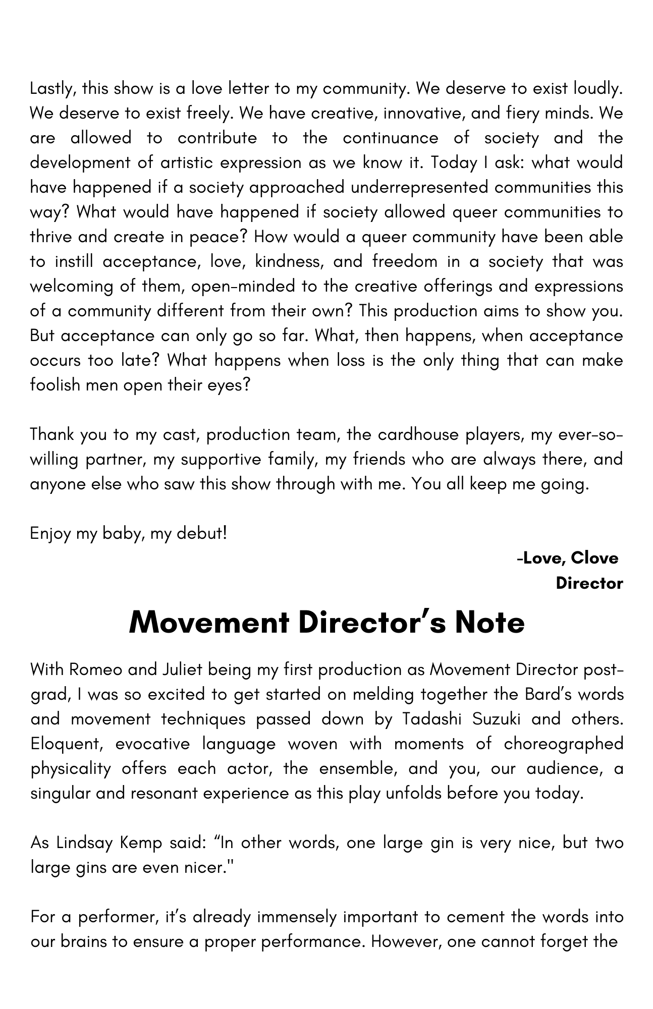 Director Note 1